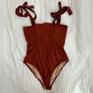 Jcrew tie strap swimsuit